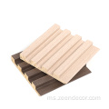 Hiasan 3D Panel Dinding Kayu Pepejal Grile